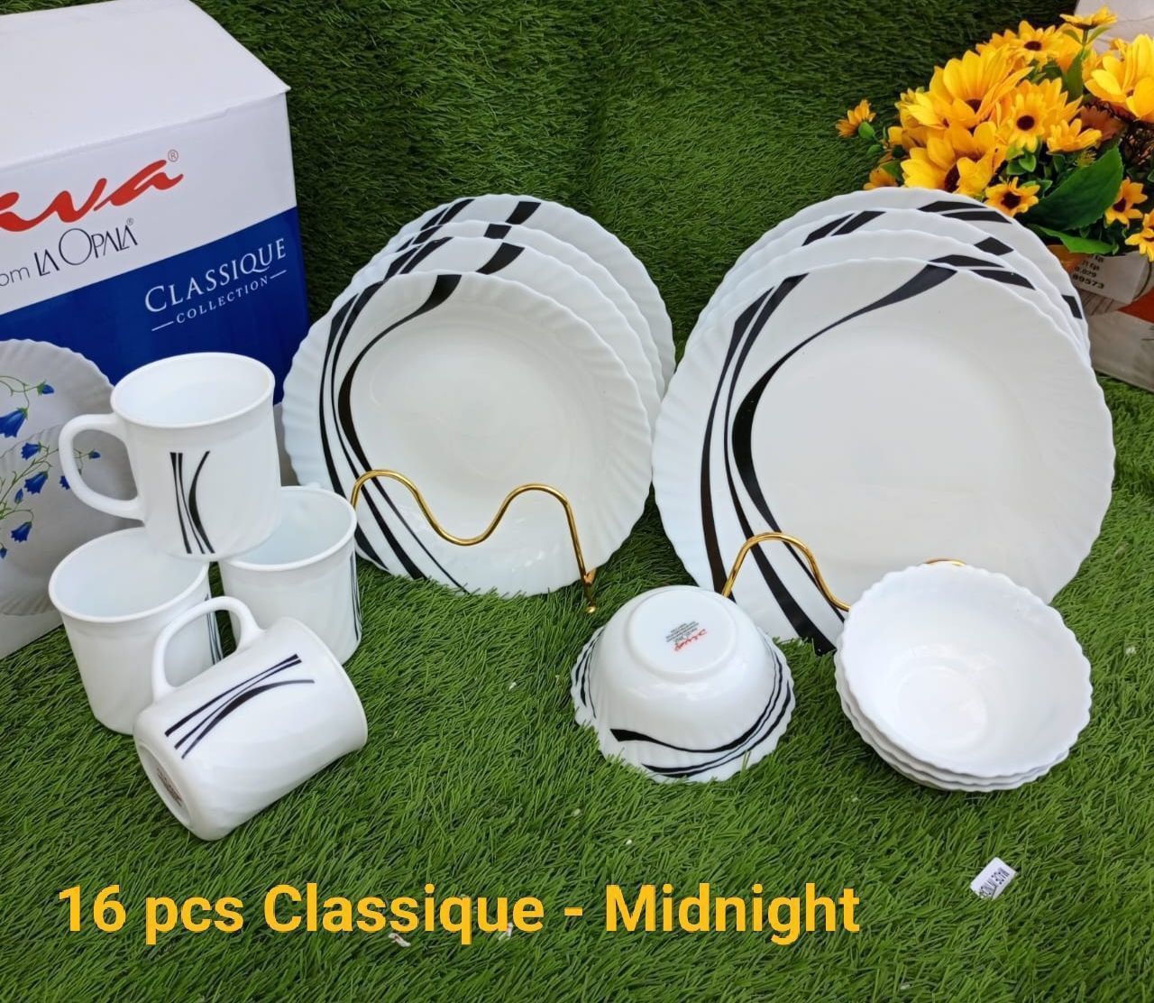 Classique Midnight 16-Piece Dinner Set