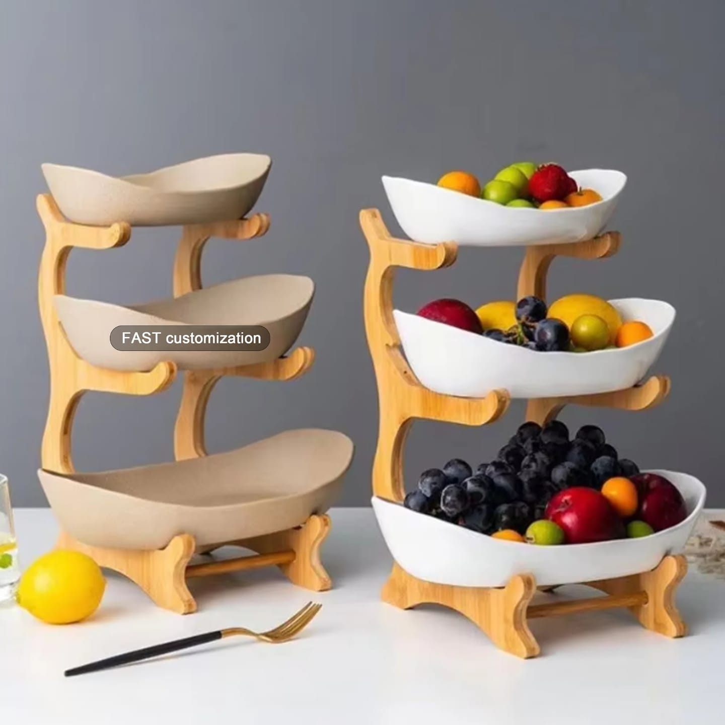 3-Tier Collapsible Fruit and Dessert Tray
