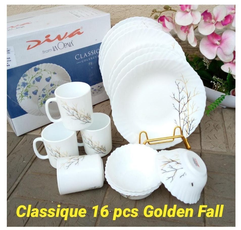 Golden fall 16pcs dinner set