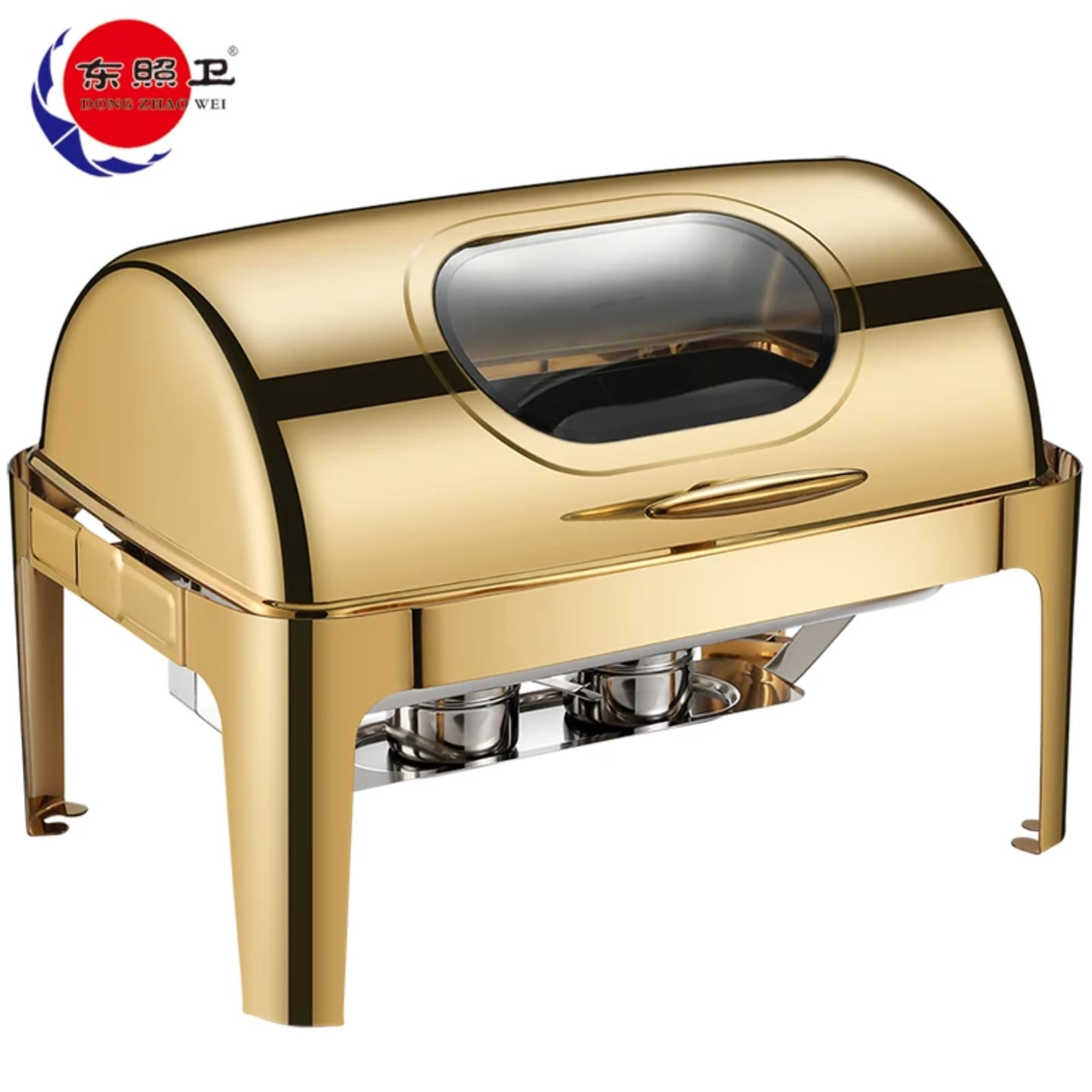 Golden Stainless Steel Chafing Dish Buffet Set